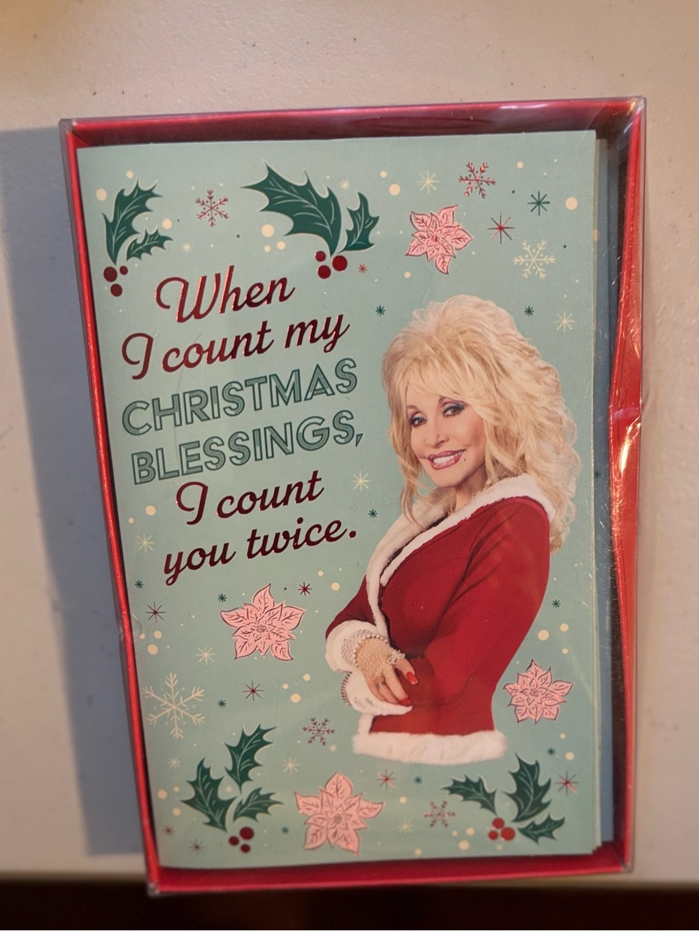 Dolly Parton Christmas boxed cards